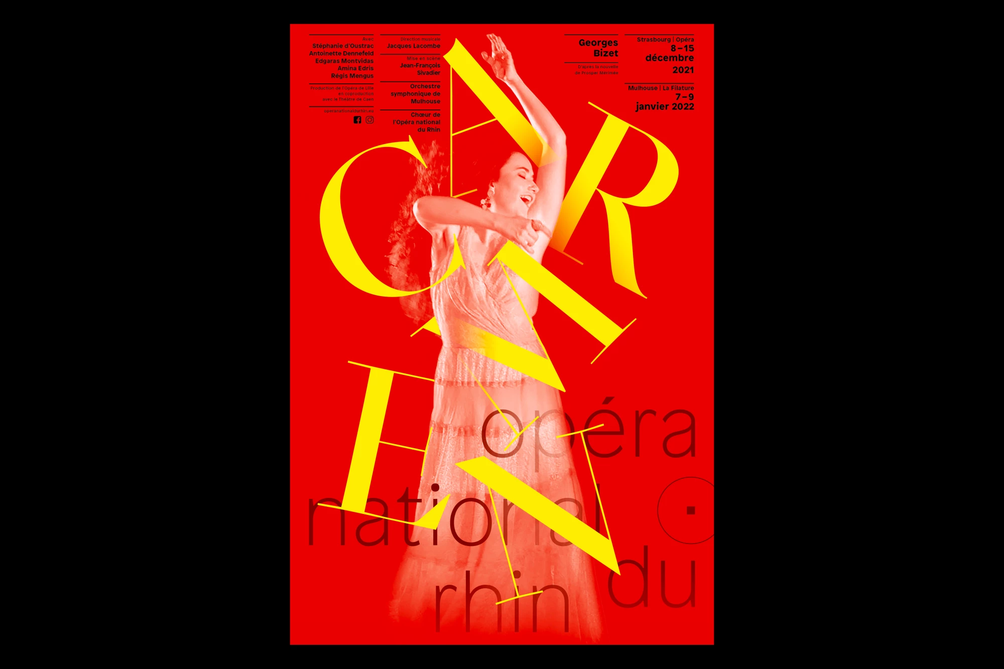 Léo Grunstein - Posters and motion graphics, Opéra national du Rhin, , 2020