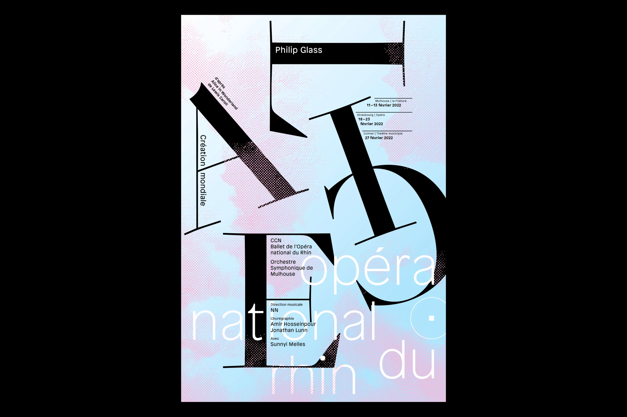 Léo Grunstein - Posters and motion graphics, Opéra national du Rhin, , 2020