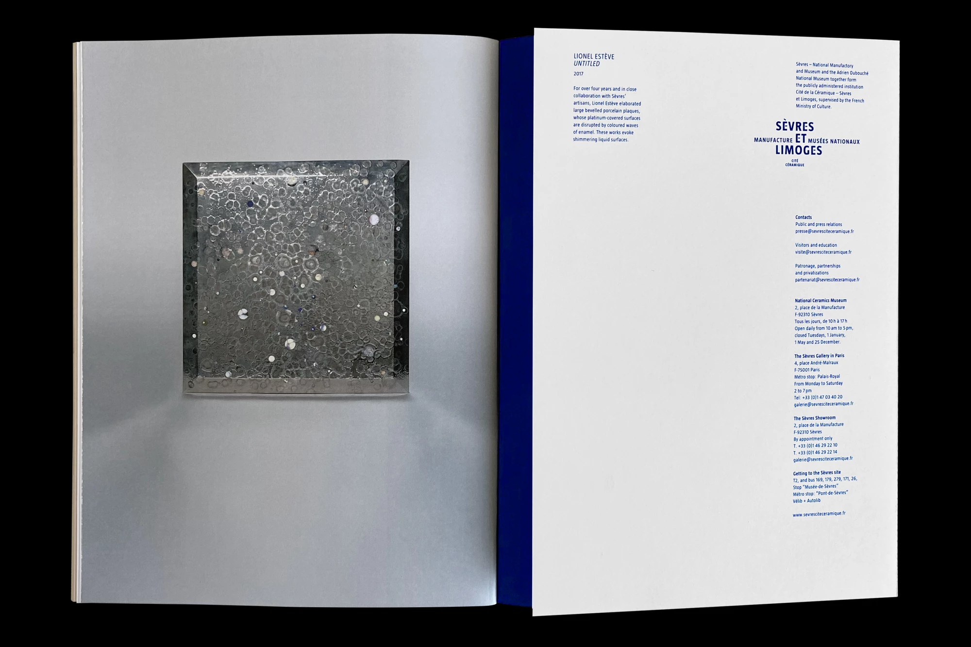 Léo Grunstein - Promotional brochure, Sèvres, Manufacture et musée nationaux, Publication, 2018