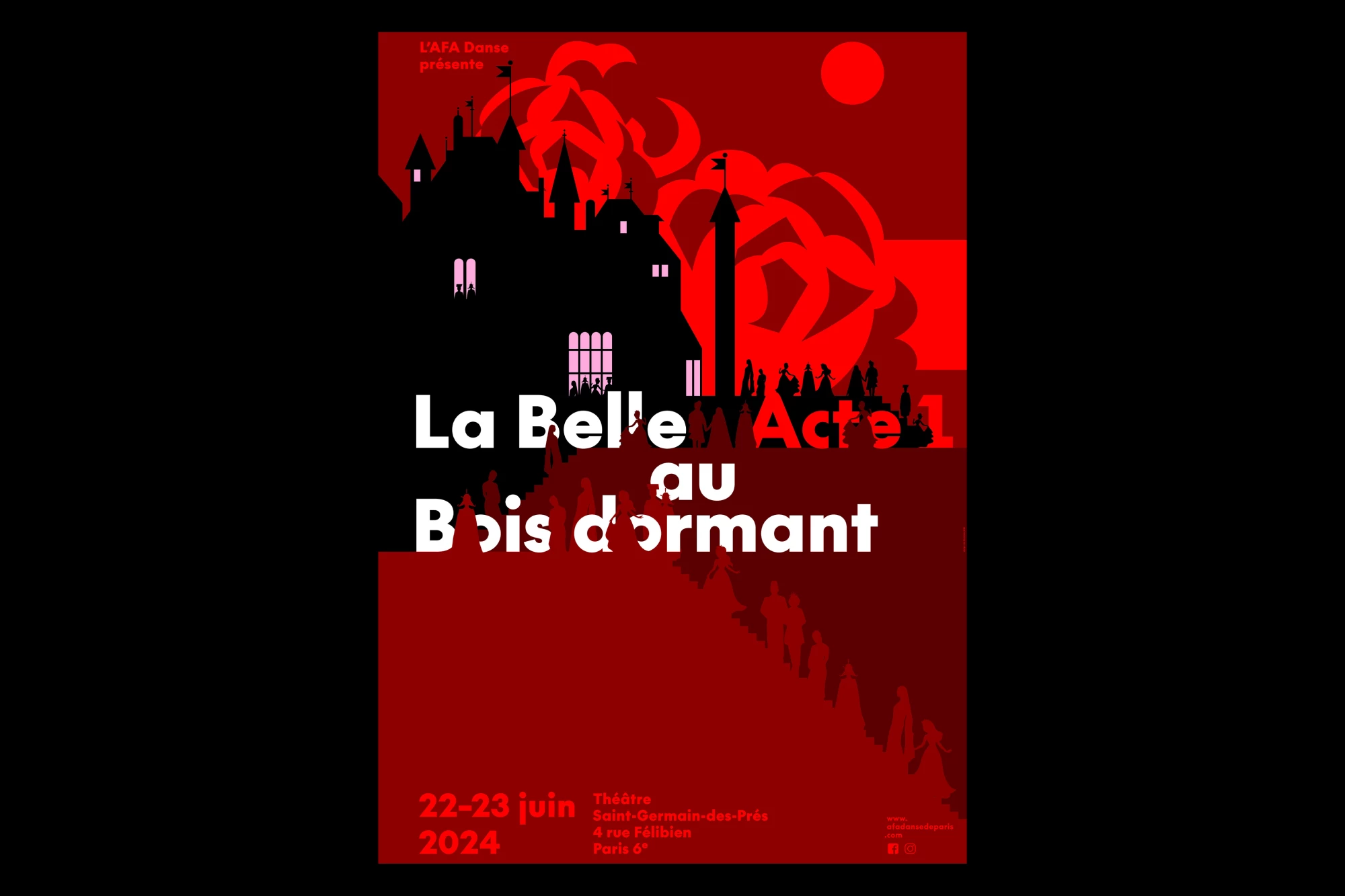 Léo Grunstein - Cendrillon, Académie franco-américaine de danse de Paris , Affiche, 2020