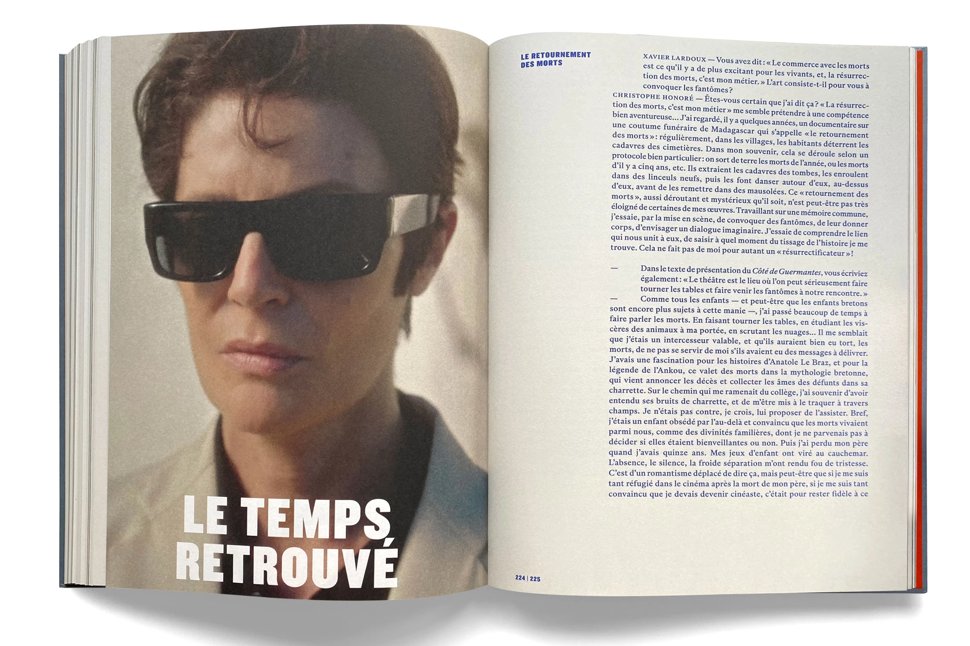 Léo Grunstein - Christophe Honoré. Des fantômes et des arts, Gallimard, Édition, 2024