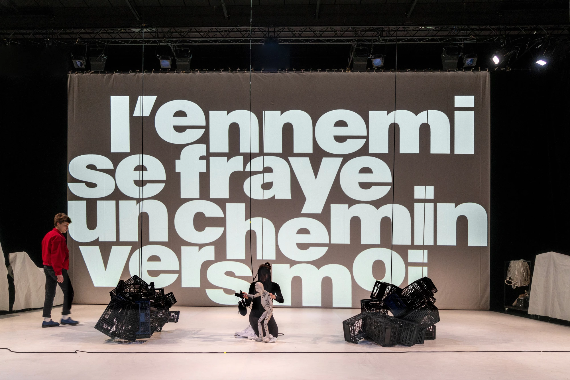 Léo Grunstein - K Minuscule, Théâtre de la Cité internationale, Identité, Signalétique, 2022