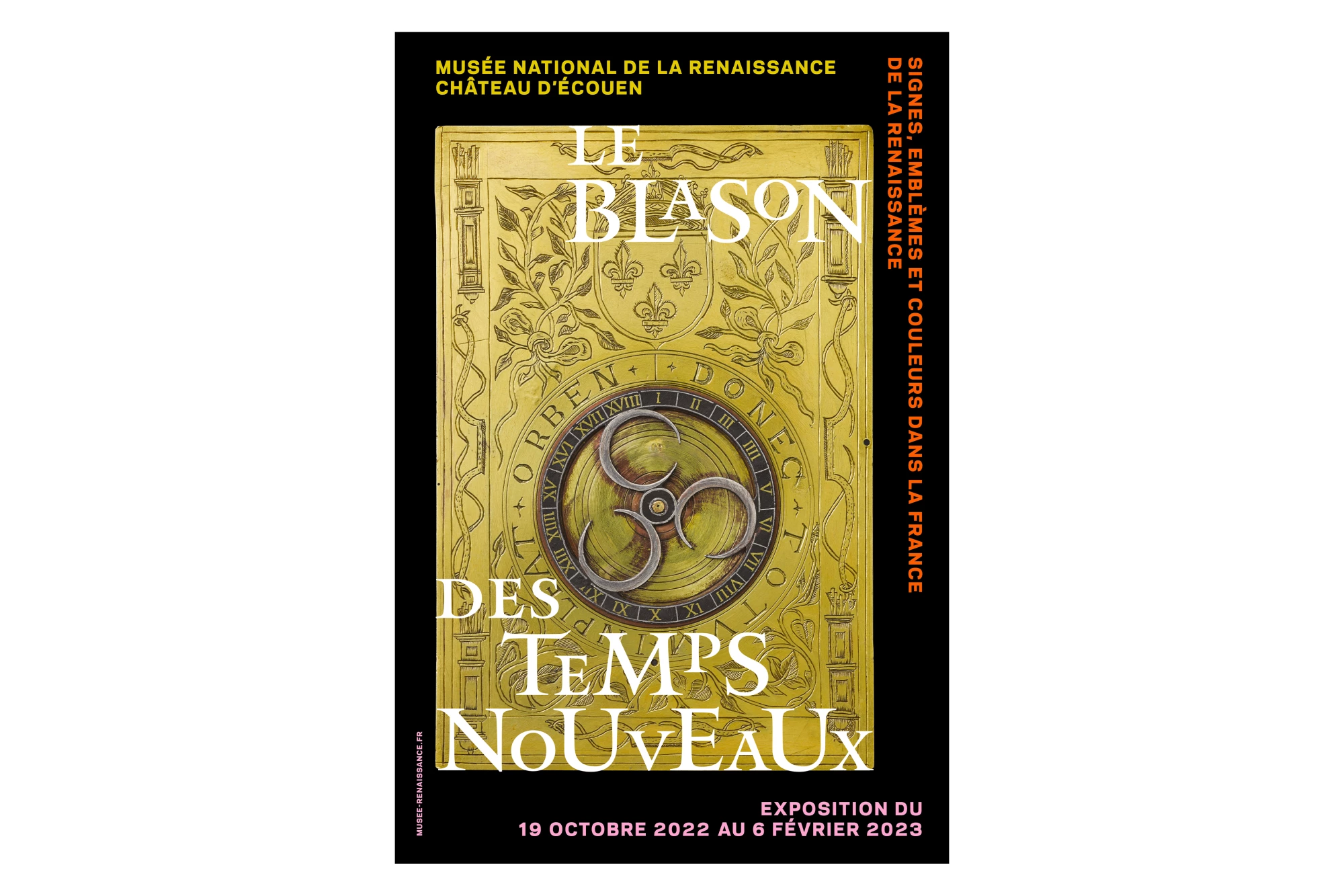 Léo Grunstein - Le Blason des Temps nouveaux, Musée de la Renaissance–Château d’Écouen, Signalétique, Affiche, Édition, 2022