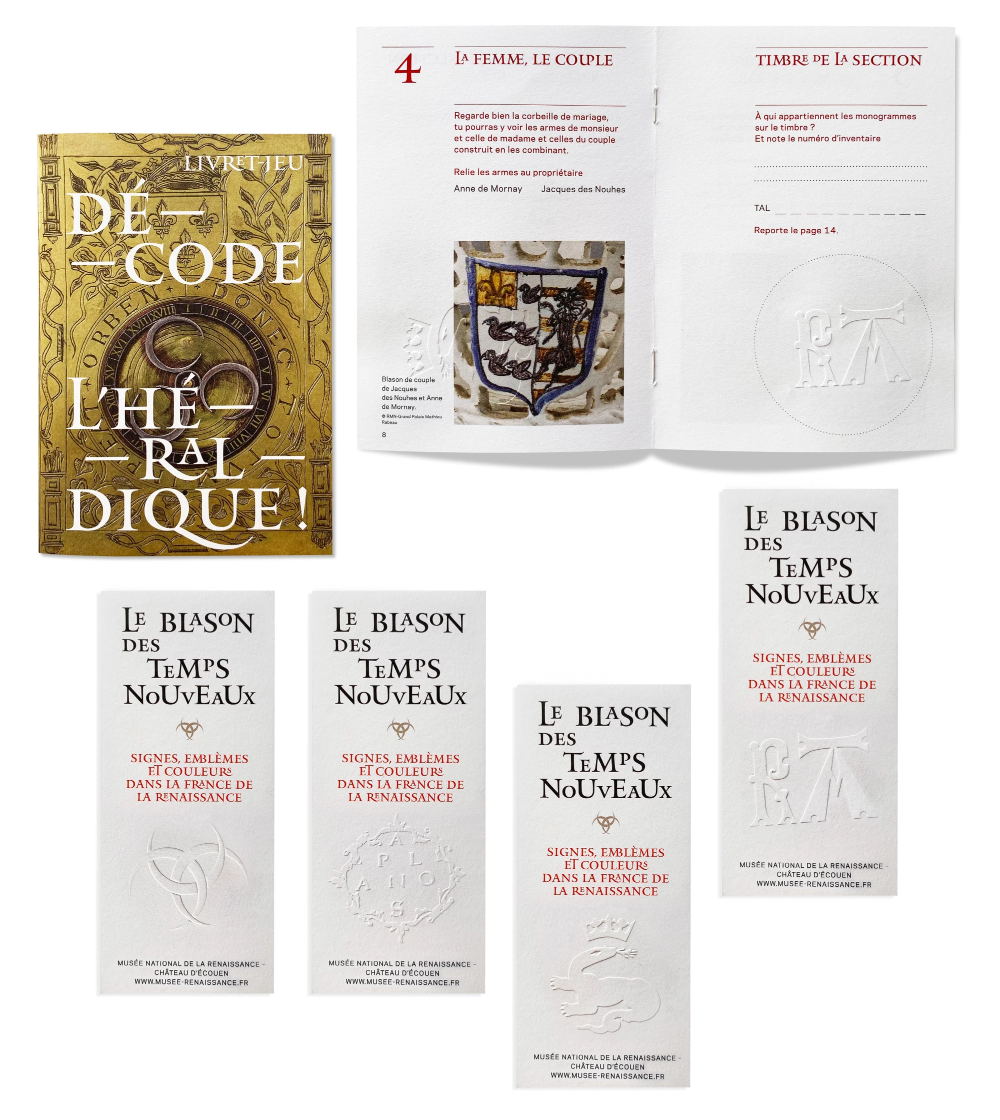 Léo Grunstein - Le Blason des Temps nouveaux, Musée de la Renaissance–Château d’Écouen, Signalétique, Affiche, Édition, 2022