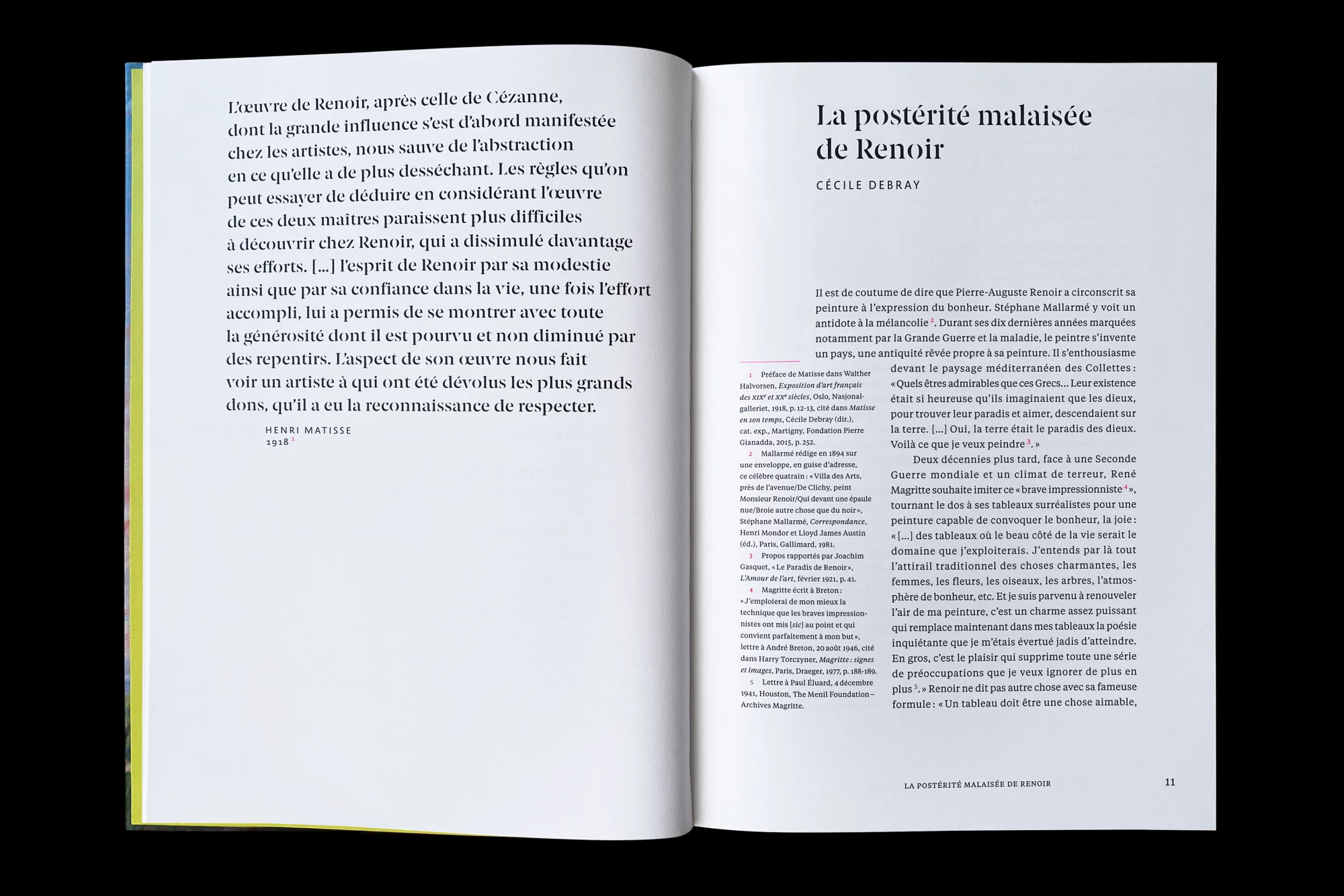 Léo Grunstein - Magritte/Renoir. Le surréalisme en plein soleil, Musée de l’Orangerie, Réunion des musées nationaux – Grand Palais, Édition, 2021