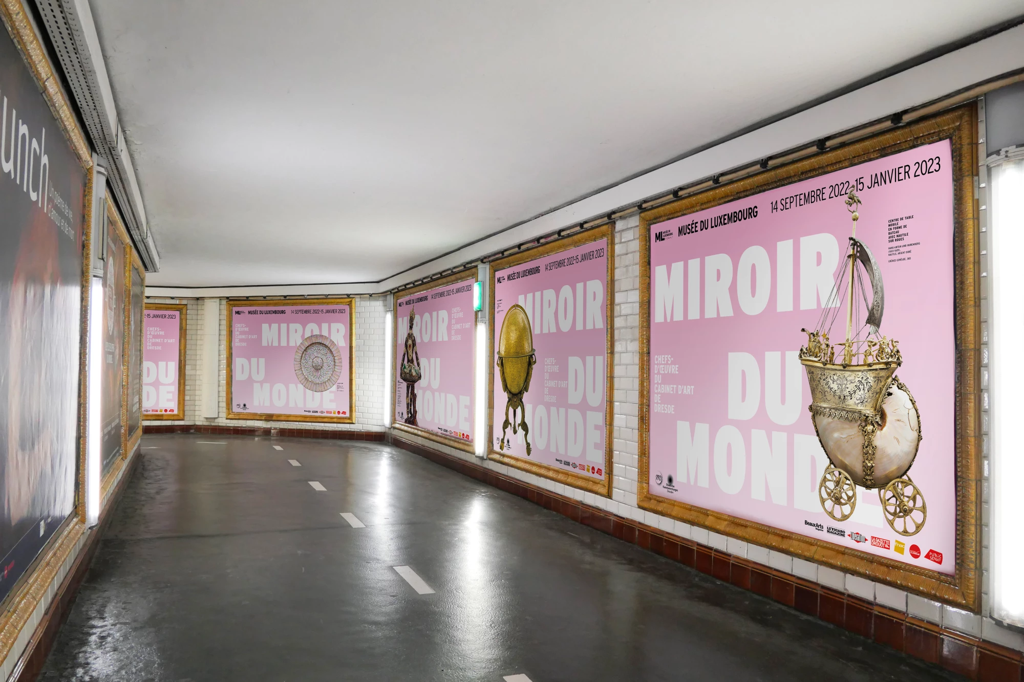 Léo Grunstein - Miroir du monde, Musée du Luxembourg, Affiche, 2022