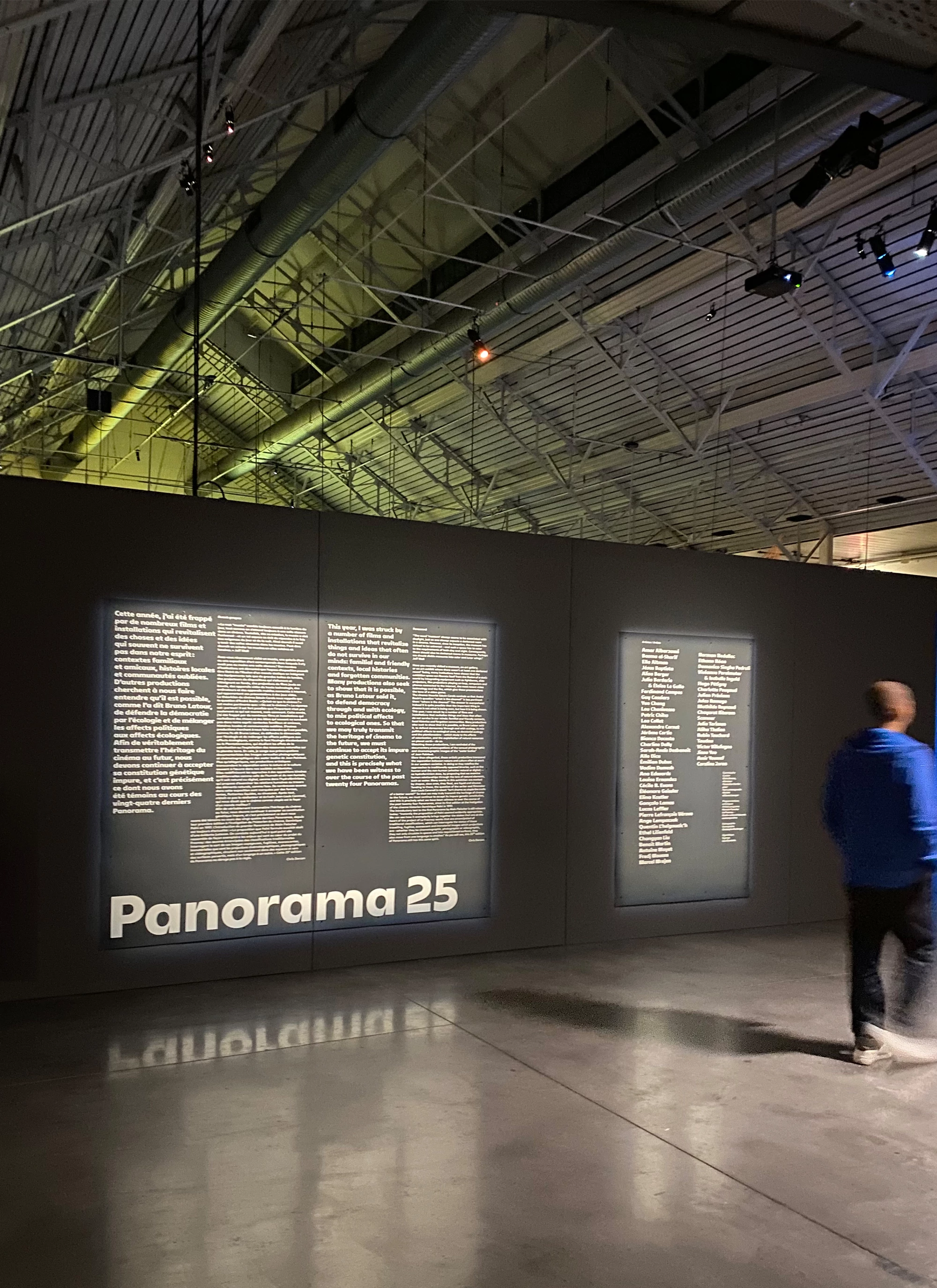 Léo Grunstein - Panorama 25 – Signalétique, Le Fresnoy – Studio national des arts contemporains, Signalétique, 2023