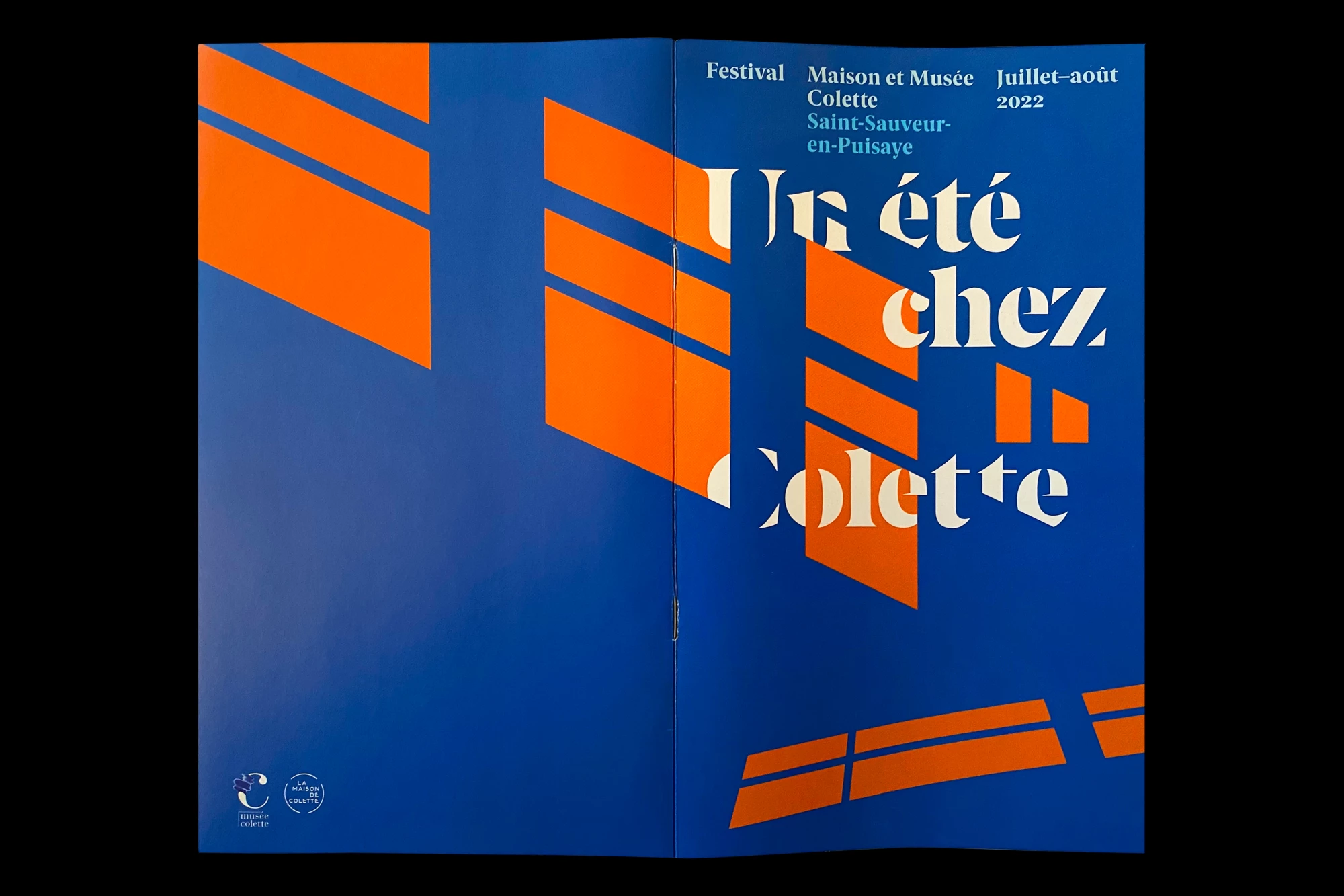 Léo Grunstein - Un été chez Colette, 2022, Maison de Colette, Affiche, Édition, Identité, 2022