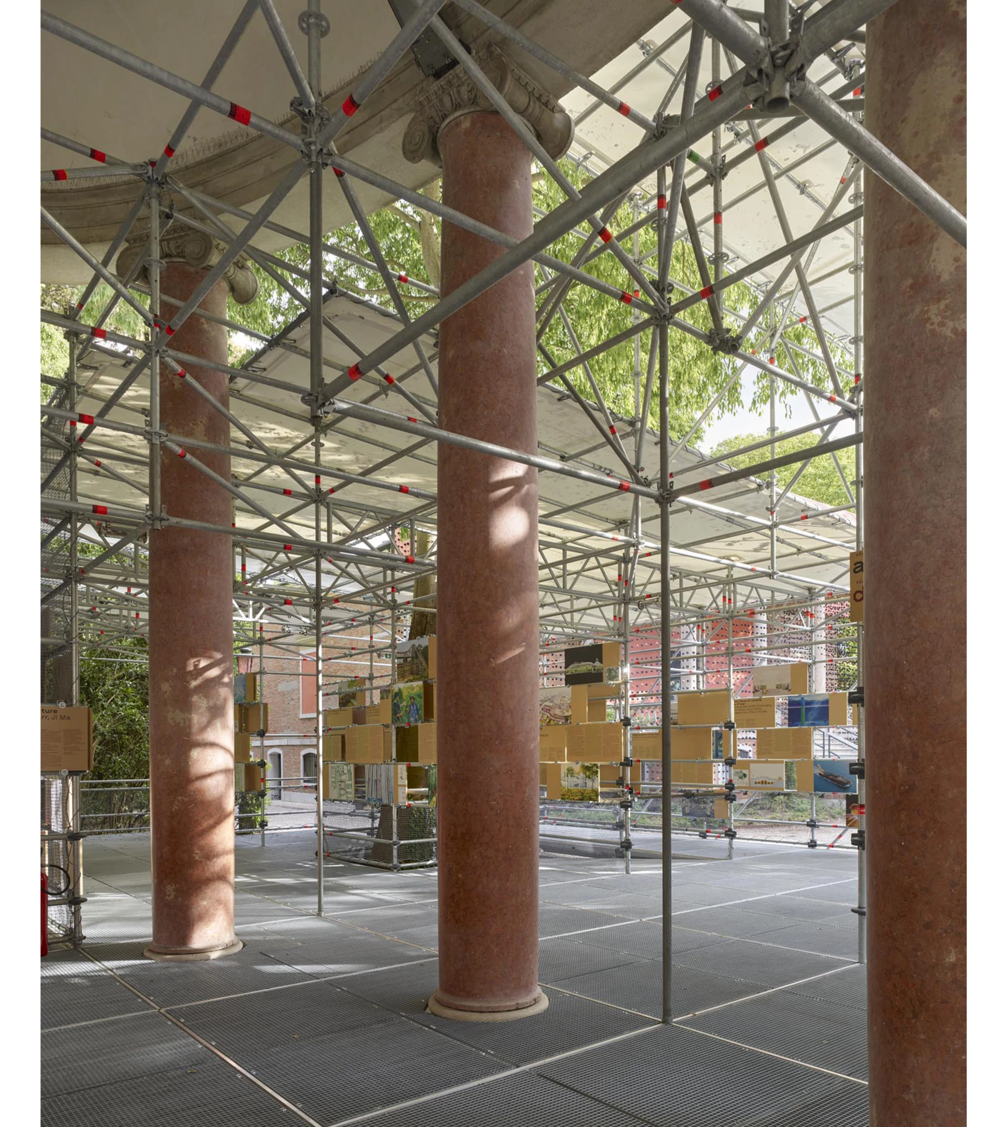 Léo Grunstein - Vivre avec Living with | Signage, La Biennale di Venezia — French Pavilion of 19th International Architecture Exhibition, Poster, Signage, Publication, Branding, 2025