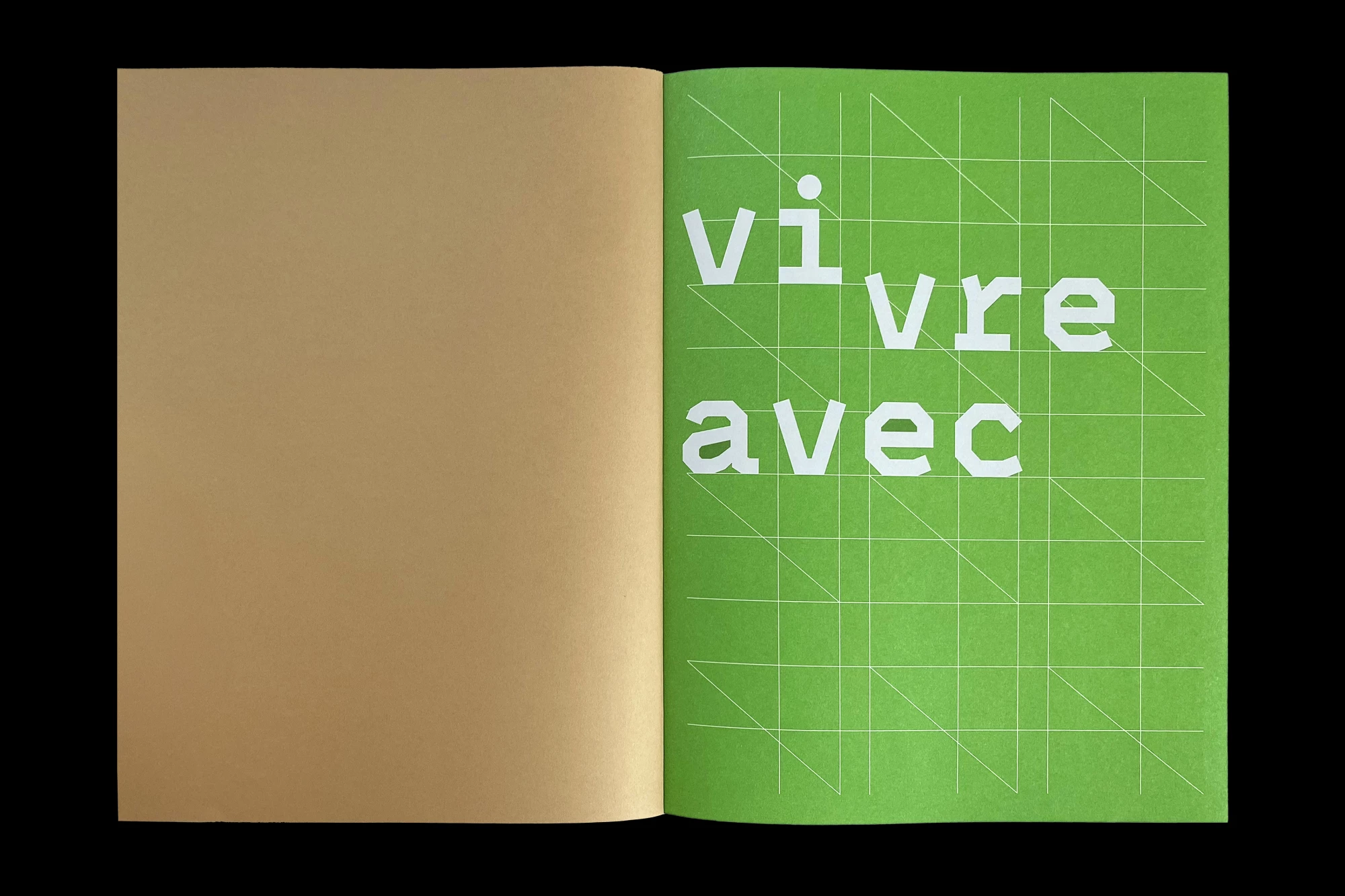 Léo Grunstein - Vivre avec Living with, La Biennale di Venezia — Pavillon français de la 19e Biennale internationale d’architecture de Venise<br>Flammarion, Édition, Affiche, Identité, Signalétique, 2025
