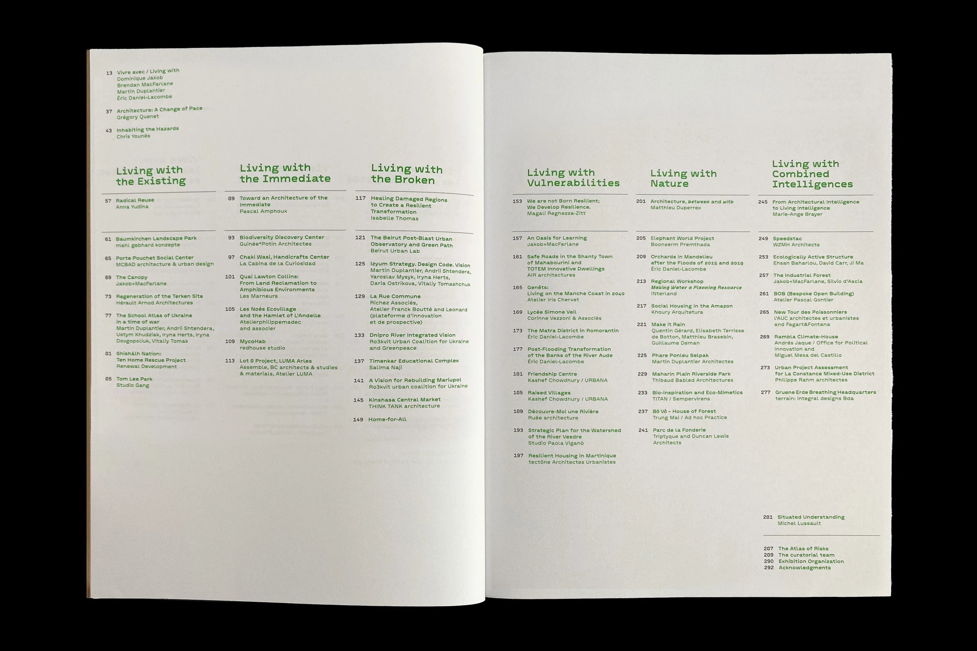 Léo Grunstein - Vivre avec Living with, La Biennale di Venezia — Pavillon français de la 19e Biennale internationale d’architecture de Venise<br>Flammarion, Édition, Affiche, Identité, Signalétique, 2025