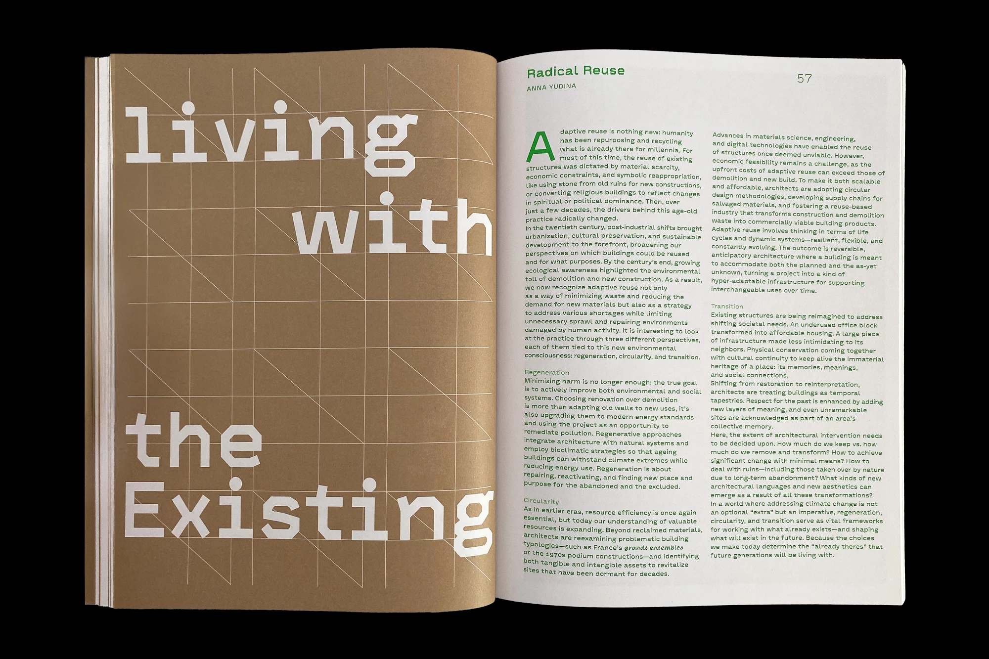 Léo Grunstein - Vivre avec Living with, La Biennale di Venezia — Pavillon français de la 19e Biennale internationale d’architecture de Venise<br>Flammarion, Édition, Affiche, Identité, Signalétique, 2025
