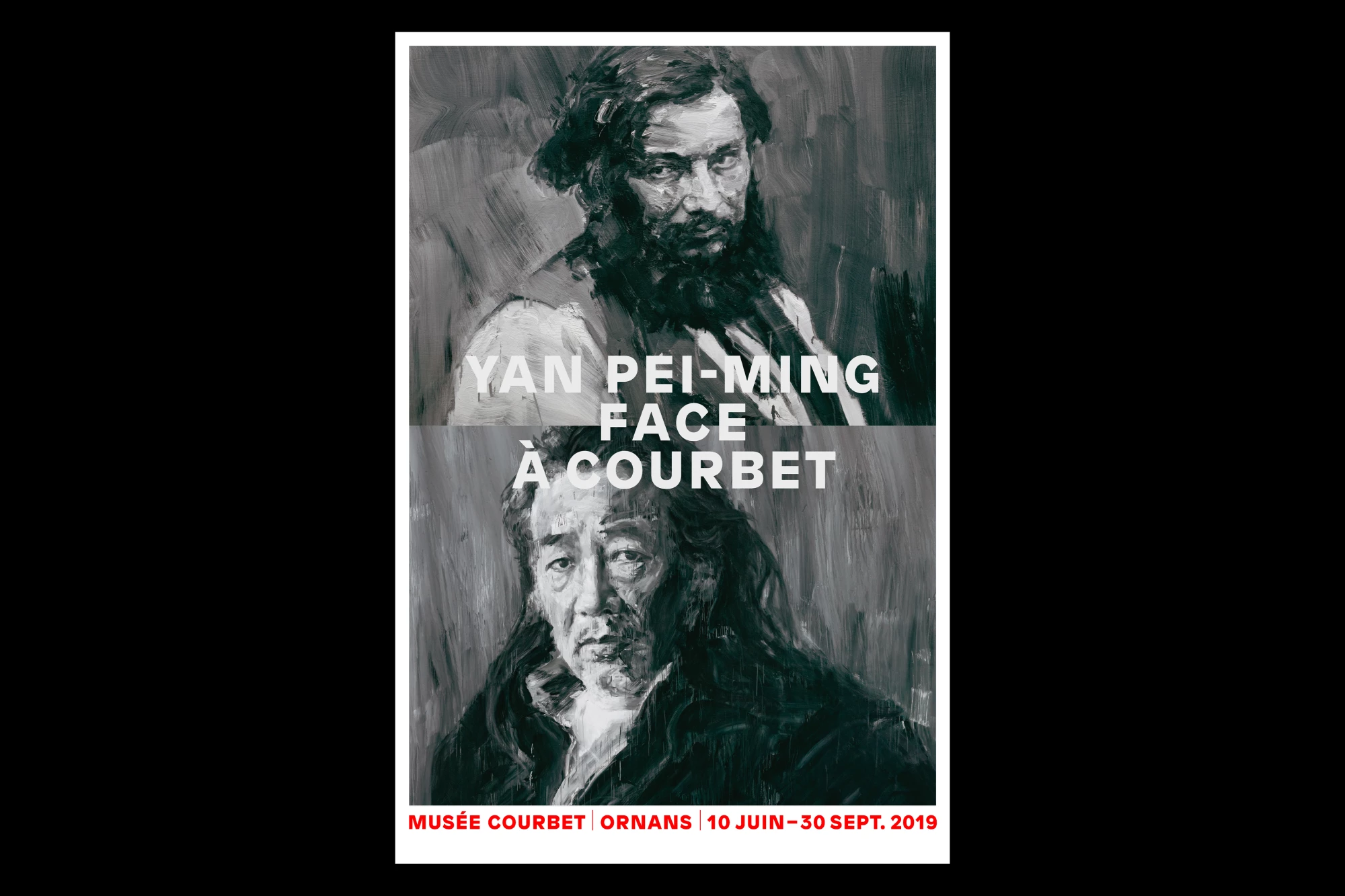 Léo Grunstein - Yan Pei-Ming face à Courbet, Musée Courbet, Ornans, Édition, 2019