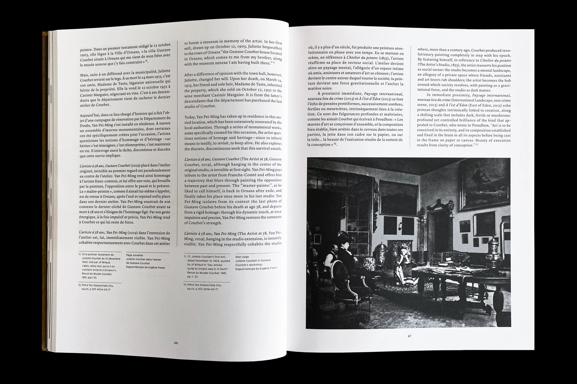 Léo Grunstein - Yan Pei-Ming face à Courbet, Musée Courbet, Ornans, Publication, 2019