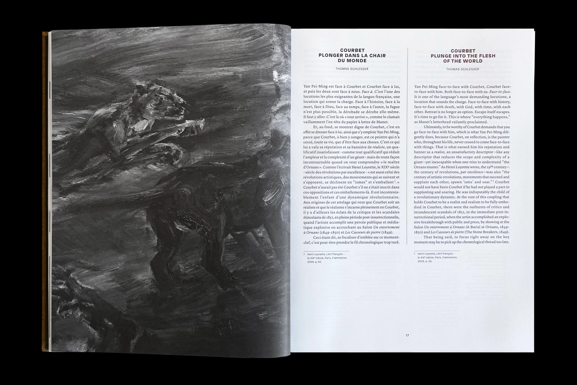 Léo Grunstein - Yan Pei-Ming face à Courbet, Musée Courbet, Ornans, Publication, 2019
