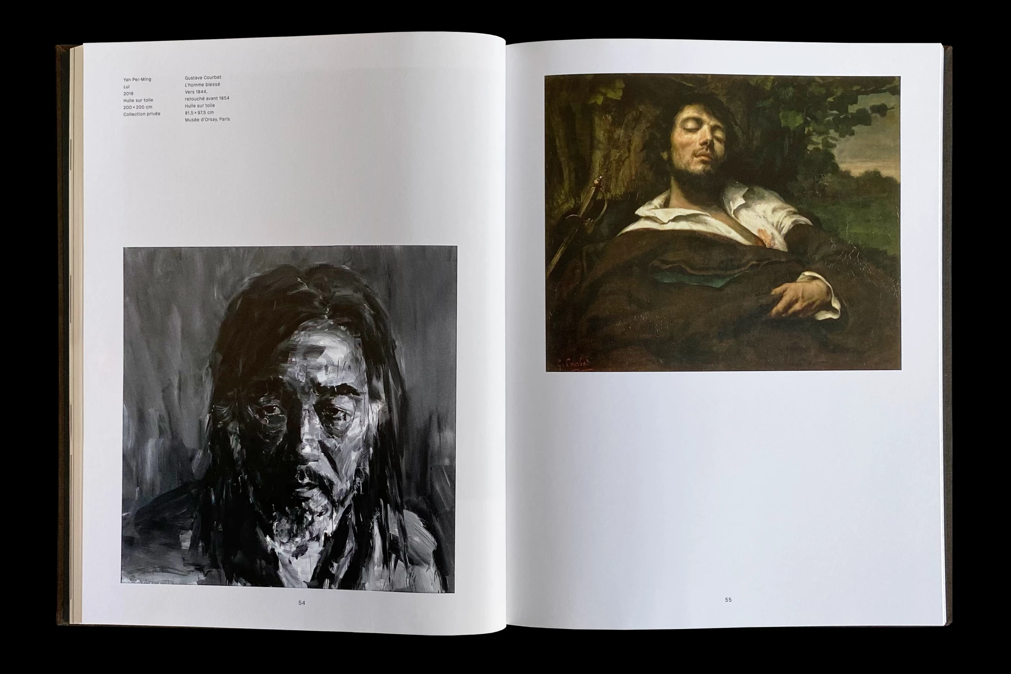 Léo Grunstein - Yan Pei-Ming face à Courbet, Musée Courbet, Ornans, Édition, 2019